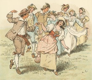 Come Lasses and Lads by Randolph Caldecott